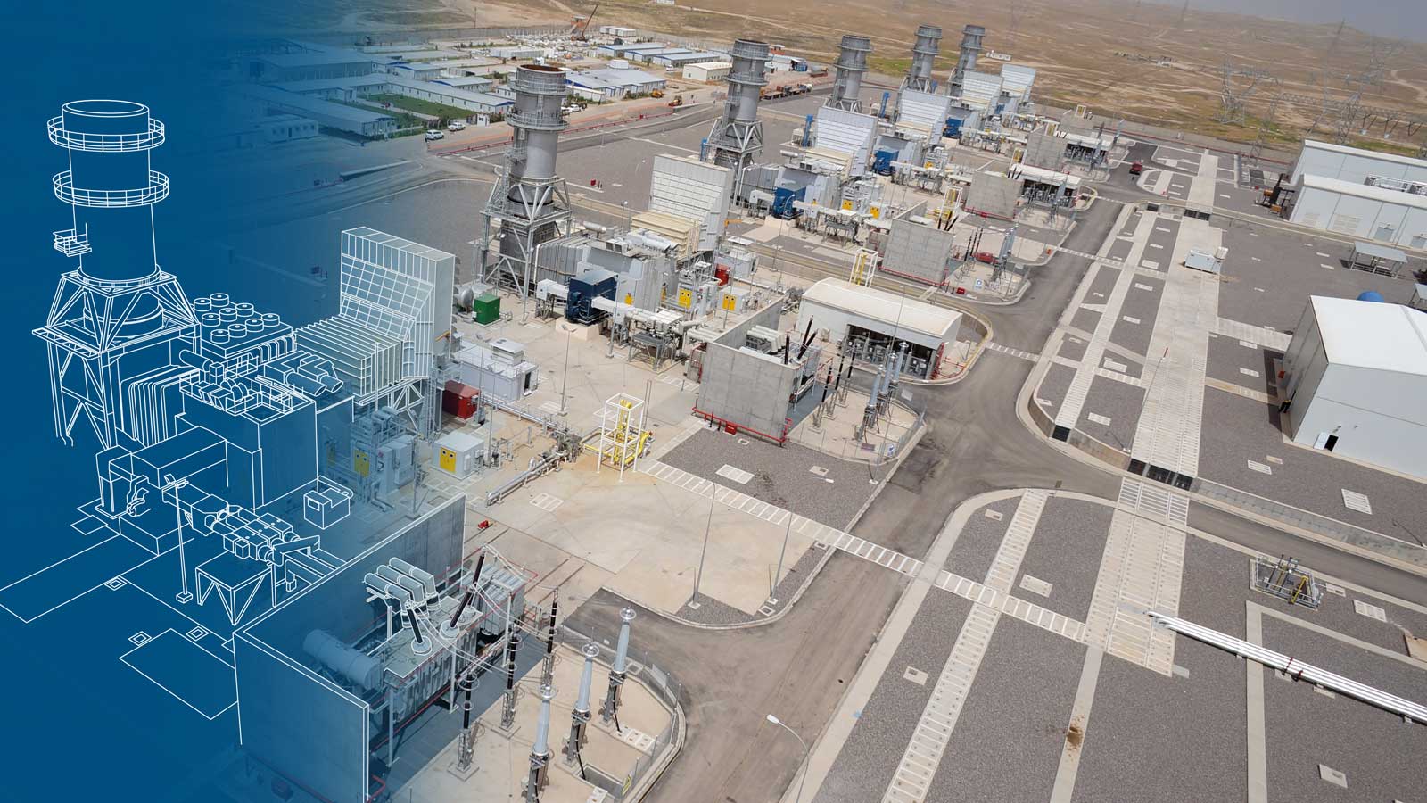 Nainawa 750 MW Çift Yakıtlı Basit Çevrim Enerji Santrali, Irak                                                                                                                                                                                                                                                                                                                                                                                                                                                      